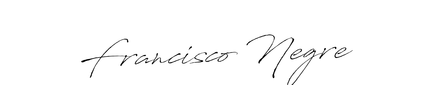 Design your own signature with our free online signature maker. With this signature software, you can create a handwritten (Antro_Vectra) signature for name Francisco Negre. Francisco Negre signature style 6 images and pictures png
